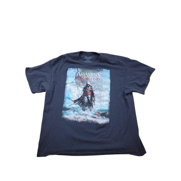 Assassins Creed IV Black Flag Men's Graphic T Shirt Size 2XL - Picture 1 of 2